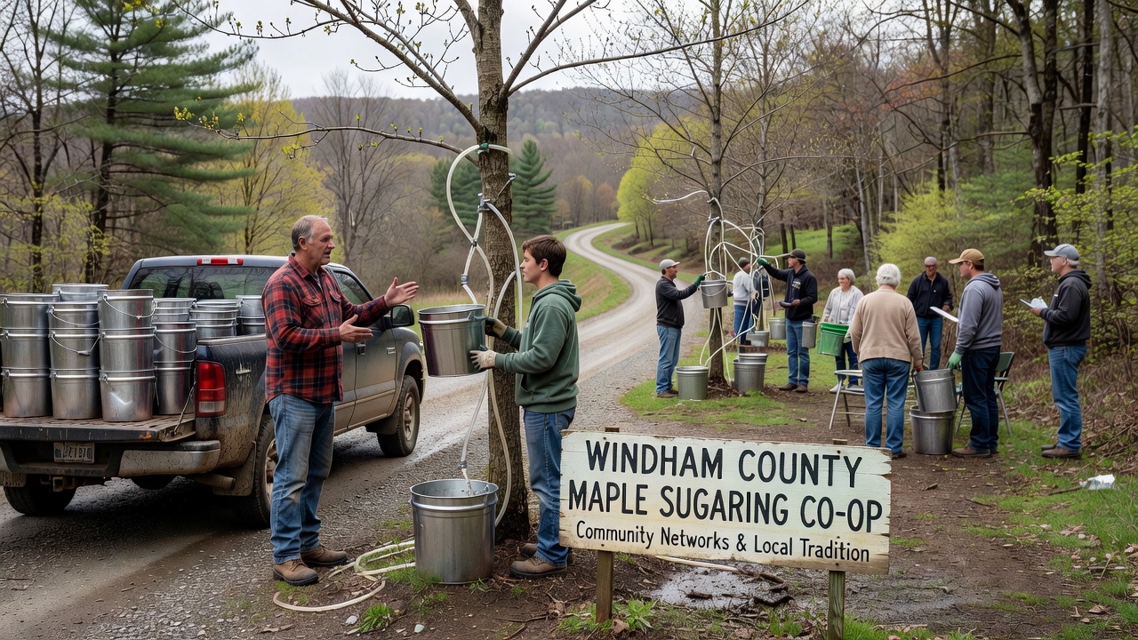 The Overlooked Role of Seasonal Maple Sugaring Cooperatives in Shaping Community Networks Across Windham County's Wooded Backroads